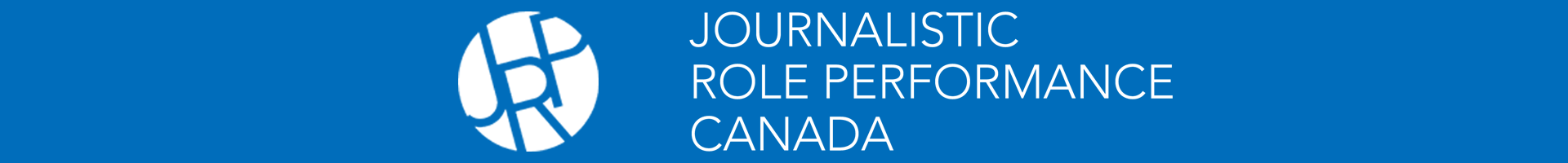Journalistic Role Performance Canada