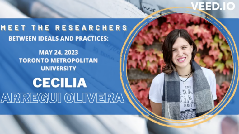 MEET THE RESEARCHERS: EPISODE 6 FEATURING CECILIA ARREGUI OLIVERA