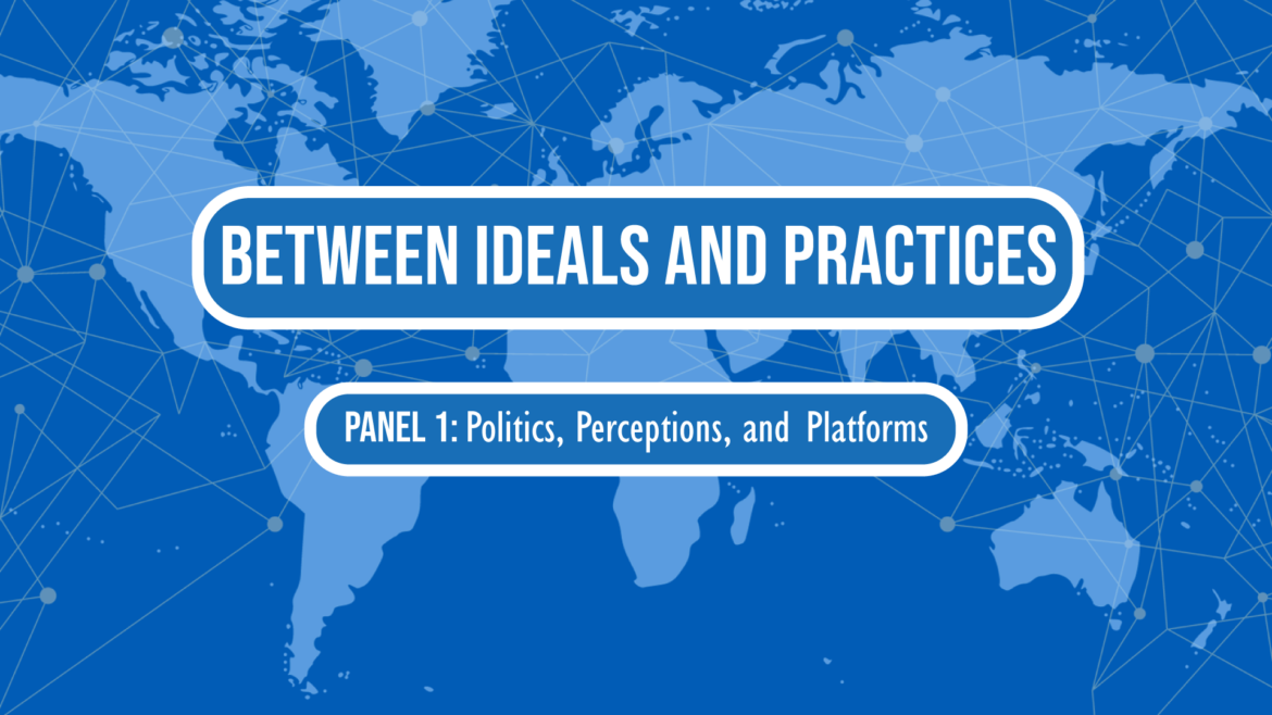 Panel1_Title Graphic-01 Blue graphic with the name of the conference panel.
