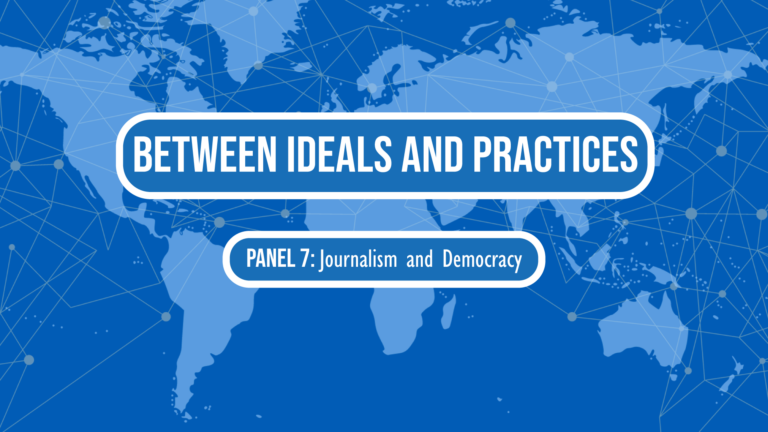 Panel 7: Journalism and democracy